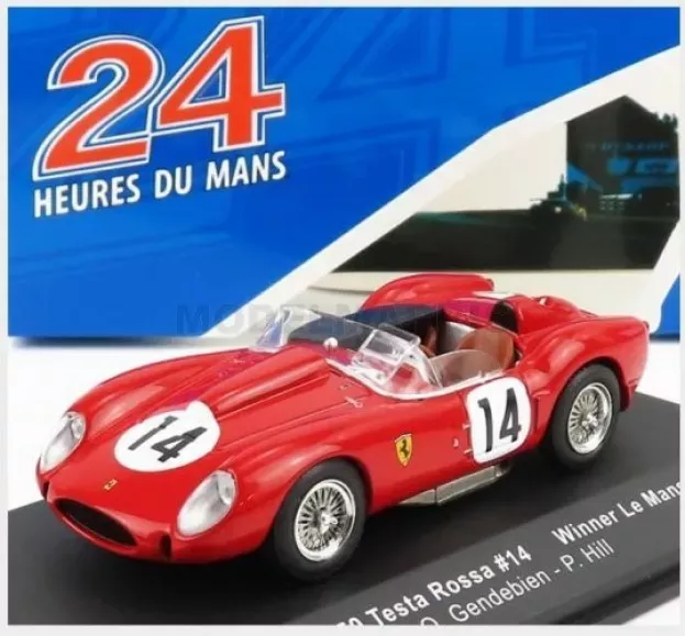 IXO Models Ferrari 250 Tr Testarossa 3.0l V12 Team Scuderia Ferrari N 14 Winner 24h Le Mans 1958 O.gendebien P.hill 1:43 LM1958
