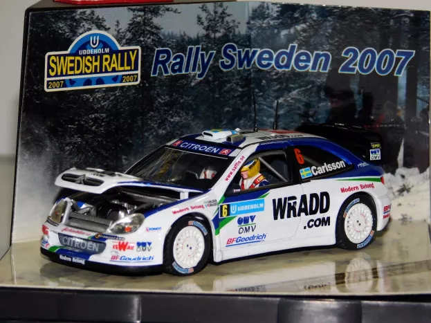 Vitesse Citroen Xsara Wrc N 6 Sweden Rally 2007 D.carlsson D.giraudet 1:43 43232