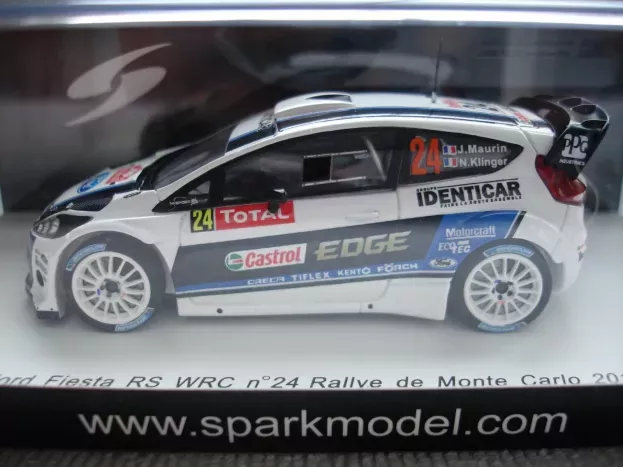 Spark Ford Fiesta Rs Wrc N 24 Rally Montecarlo 2013 J.maurin N.klinger 1:43 S3365