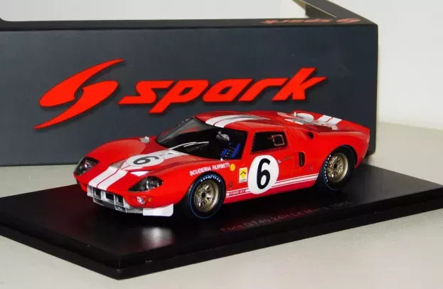 Spark Ford Gt40 5.3l V8 Team Scuderia Filipinetti N 6 24h Le Mans 1965 H.muller R.bucknum 1:43 S4535