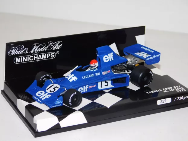 Minichamps Tyrrell F1 Ford 007 Elf N 3 Season 1975 J.scheckter 1:43 400750003