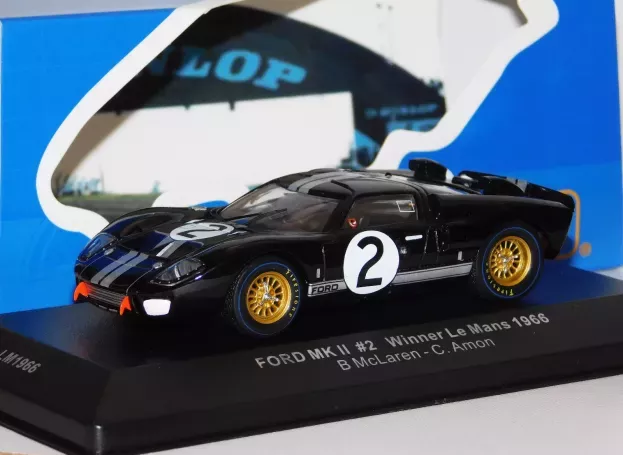 IXO Models Ford Gt40 Mkii 7.0l V8 Team Shelby American Inc. N 2 Winner 24h Le Mans 1966 B.mclaren C.amon 1:43 LM1966