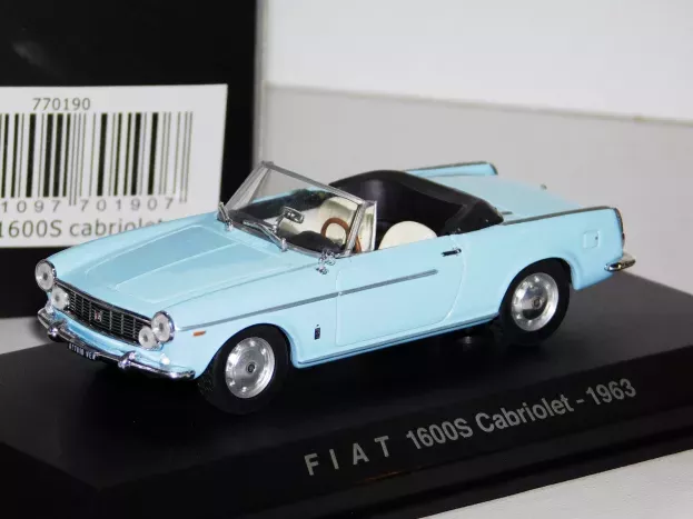 Norev Fiat 1600 Spider 2-door 1962 4 Fari 1:43 770190