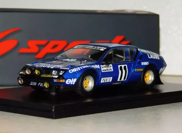 Spark Renault Alpine A310 N 11 Rally Montecarlo 1977 G.frequelin J.delaval 1:43 S5469