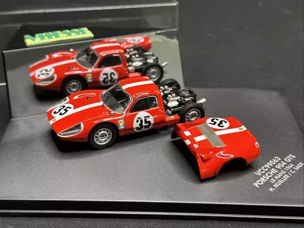 Vitesse Porsche 904 Gts Team Scuderia Filipinetti N 35 11th 24h Le Mans 1964 H.muller C.sage 1:43 VCC99063