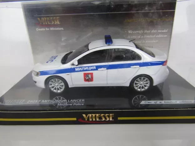 Vitesse Mitsubishi Lancer Moscow Police 1:43 29257