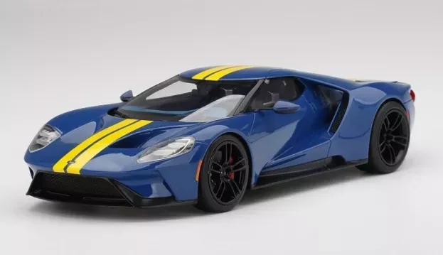 Truescale Ford Gt Ford Ecoboost 3.5l Turbo V6 Team Ford Chip Ganassi Uk N 66 24h Le Mans 2019 S.muicke O.pla B.johnson 1:18 TS0279