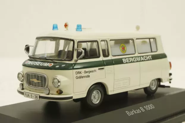 Schuco Barkas B1000 Ambulance Museum Bergwacht 1:43 3653