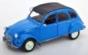 SOLID 1:18 DIE CAST CAR CITROEN 2CV6 BLUE 1982 ART S1805026