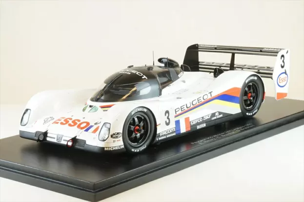 Spark Peugeot 905 Evo1b 3.5l V10 Team Peugeot Talbot Sport N 3 Winner Le Mans 1993 G.brabham C.bouchut E.helary Con Vetrina With Showcase 1:18 18LM93