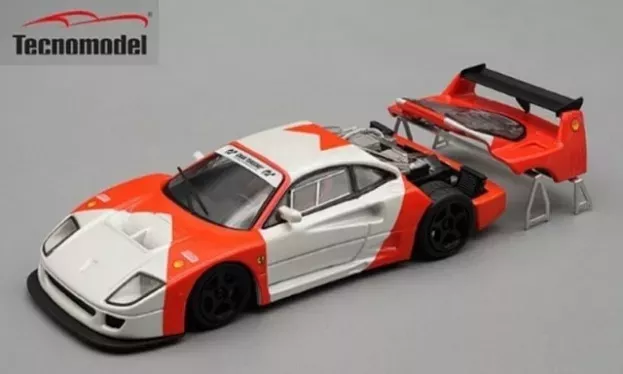 Tecnomodel Ferrari F40 Lm N 0 Racing 1996 Black Wheels 1:64 TM64-01C
