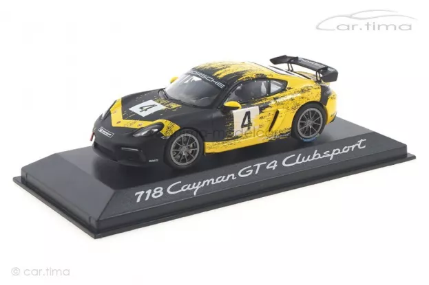 Minichamps Porsche Cayman Gt4 Team Porsche Motorsport N 4 Clubsport 2019 1:43 WAP0204150K