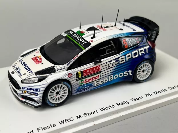 Spark Ford Fiesta Wrc Team M-sport World N 5 7th Rally Montecarlo 2015 E.evans D.barritt 1:43 S4505