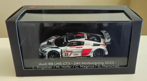 Spark Audi R8 Lms Gt3 Team Audi Sport Car Collection N 22 24h Nurburgring 2023 Luca Engstler Max Hofer Gilles Magnus Dennis Marschall 1:43 5022300132