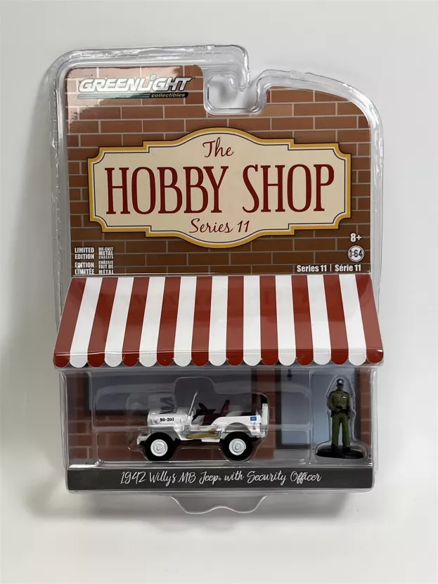 Greenlight Jeep Willys Mb Military Police With Security Officer Figure 1942 1:64 97110A
