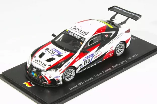Spark Lexus Rc Team Toyota Gazoo Racing N 170 24h Nurburgring 2017 T.iguchi T.matsui N.gamo H.yabuki 1:43 SG312