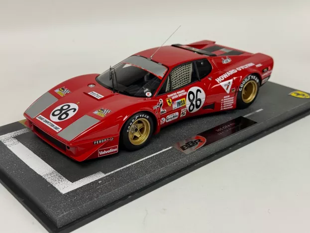 BBR Ferrari 365 Gt4 bb 4.9l Team N.a.r.t. N 86 24h Le Mans 1978 F.migault L.guitteny 1:18 BBRC1813E