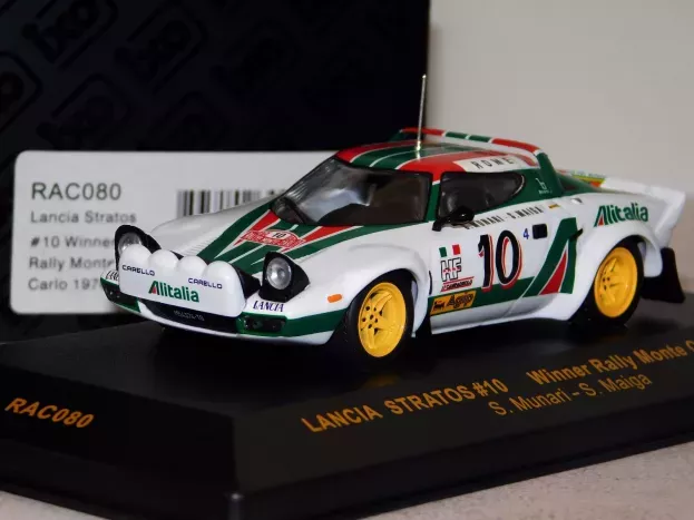 IXO Models Lancia Stratos Hf Alitalia N 10 Winner Rally Montecarlo 1976 S.munari S.maiga 1:43 RAC080