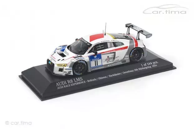 Minichamps Audi R8 Lms N 11 24h Nurburgring 2016 Bollrath Ohlsson Oeverhaus 1:43 437161111
