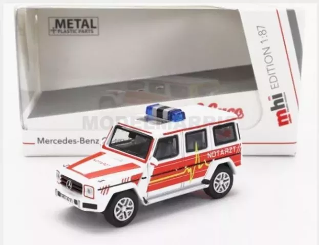 Schuco Mercedes G-class Notarzt Police 1995 1:87 452674200