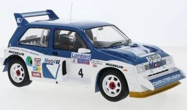 IXO Models Mg Metro 6r4 N 4 6th Rally Rac Lombard 1986 T.pond R.arthur 1:18 18RMC068B.20