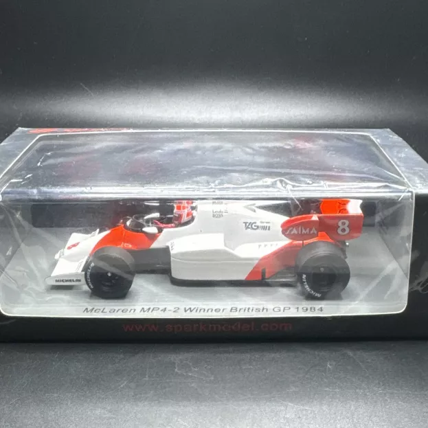 Spark Mclaren F1 Mp4-2 N 8 Winner Great Britain Gp Niki Lauda 1984 World Champion 1:43 S5395