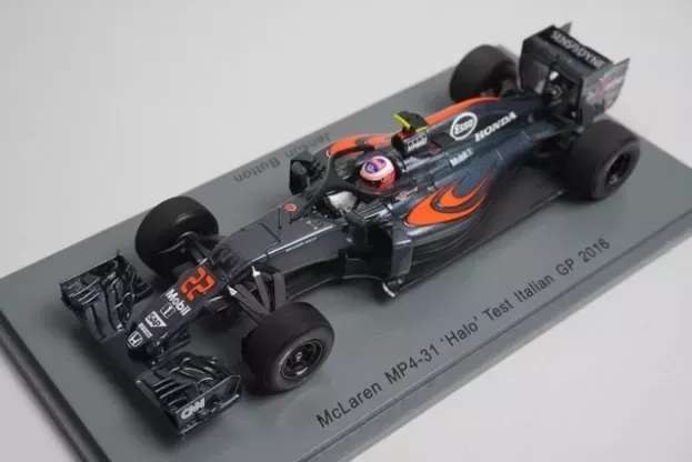Spark Mclaren F1 Honda Mp4-31 N 22 Halo Test Italian Gp 2016 J.button 1:43 S5022