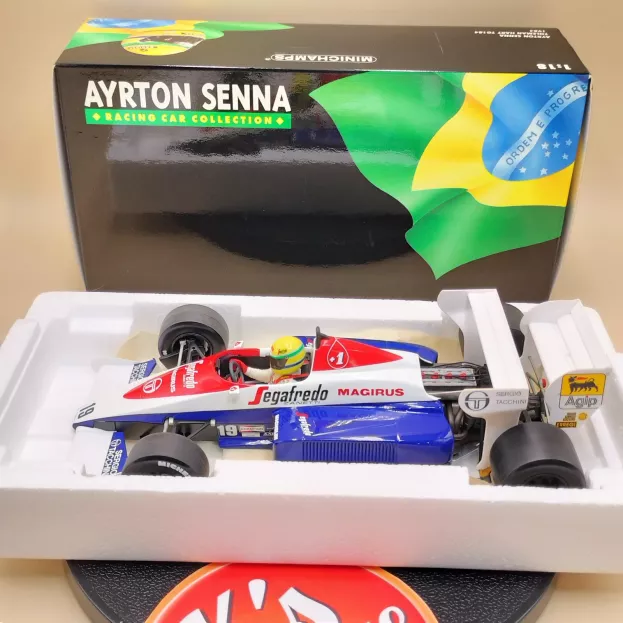 Minichamps Toleman F1 Tg184 Hart Turbo N 19 Season 1984 Ayrton Senna 1:18 540841899