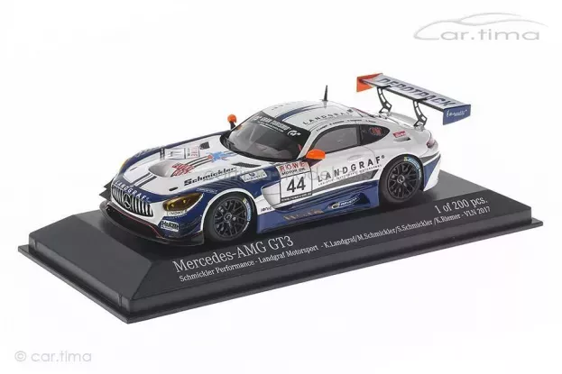 Minichamps Mercedes Gt-s Amg Gt3 Team Schmickler Performance Landgraf N 44 Vln 2017 Schmickler 1:43 437173044