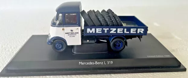 Schuco Mercedes L319 Truck Metzeler Pick-up With Tyres 1956 1:43 02915
