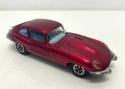 Dinky 131 E-Type Jaguar 2+2 in Metallic Red w Speedwheels HTF Late Issue in VGC