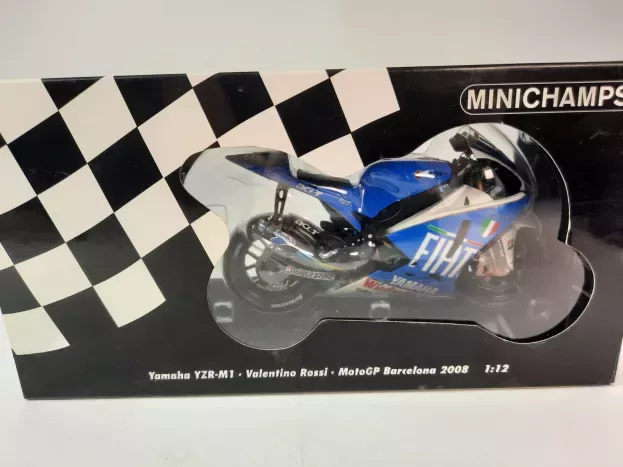 Minichamps Yamaha Yzr-m1 Team Fiat N 46 Motogp 2008 Valentino Rossi World Champion 1:12 122083046