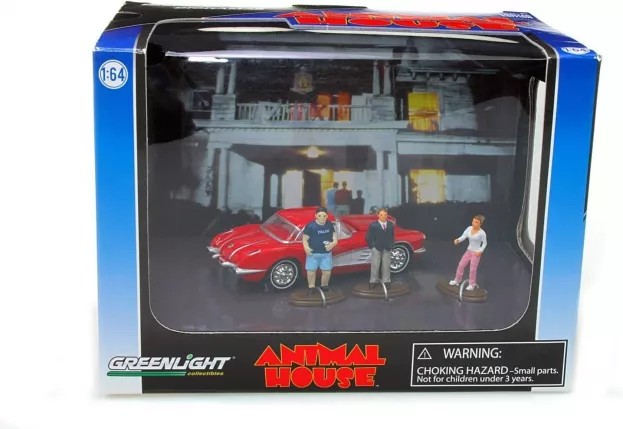 Greenlight Chevrolet Corvette 1958 Animal House With Figures 1:64 56040