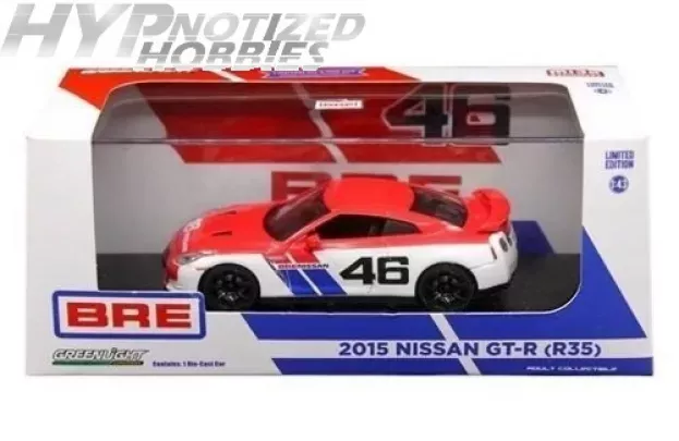 Greenlight Nissan Gt-r r35 Coupe Bre N 46 2015 1:43 51069