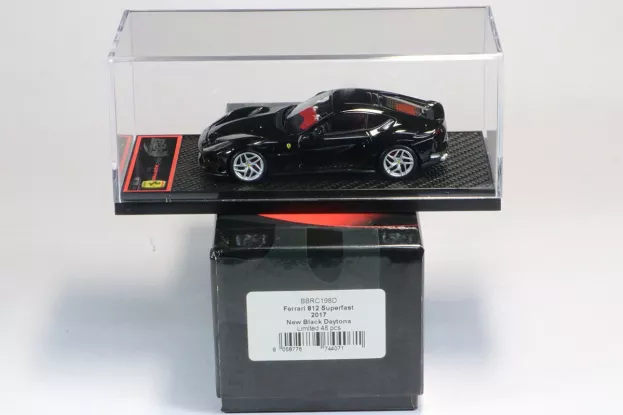 BBR Ferrari 812 Superfast New Black Daytona 1:43 BBRC198D