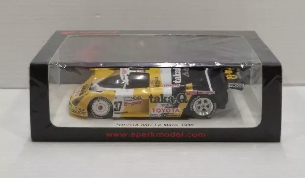 Spark Toyota 88c 2.1l Turbo Team Toyota Tom's N 37 24h Le Mans 1988 P.barilla H.ogawa T.needell 1:43 S5243