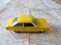 Ford escort L yellow old SOLIDO 1/43 ref 45 with defects