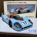 1/18 AUTOart Porsche 917 Long Tail Le Mans #17 Le Mans 1971 Gulf Blue 87170