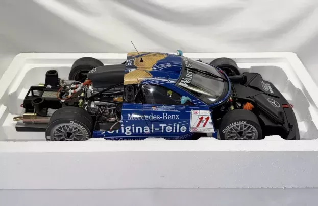 Autoart Mercedes Clk-class N 11 Original-teile Persson Motorsport Fia Gt 1998 B.maylander C.bouchut 1:12 12011