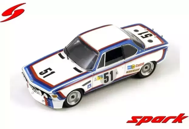 Spark Bmw 3.0 Csl 3.3l S6 Team Bmw Motorsport N 51 24h Le Mans 1973 T.hezemans D.quester 1:18 18S857