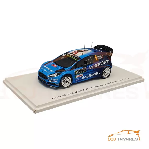 Spark Ford Fiesta Rs Wrc N 5 Rally Montecarlo 2016 M.ostberg O.floene 1:43 S4962