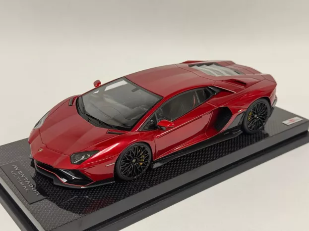 MR Models Lamborghini Aventador Lp780-4 Ultimae 2021 Con Vetrina With Showcase 1:18 LAMBO050C