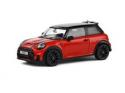 2023 Mini Cooper John Works Red Diecast 1:43 Scale Model - Solido S4315001