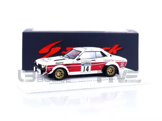 Spark Toyota Celica 2000gt N 14 Rally Rac Lombard 1977 P.i.walfridsson J.jensen 1:43 S7723