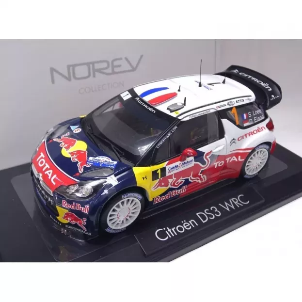 Norev Citroen Ds3 Wrc Red Bull N 1 Winner Rally France 2012 S.loeb D.elena 1:18 181552