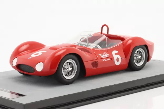 Tecnomodel Maserati Tipo 61 Birdcage N 6 Winner Meadowdale Race 1961 Roger Penske 1:18 TM18-276B