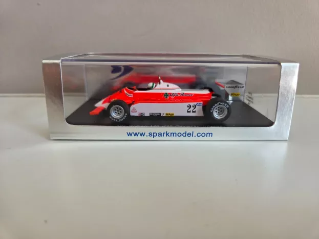 Spark Alfa Romeo F1 179 N 22 Canadian Gp 1980 Andrea De Cesaris 1:43 S1793