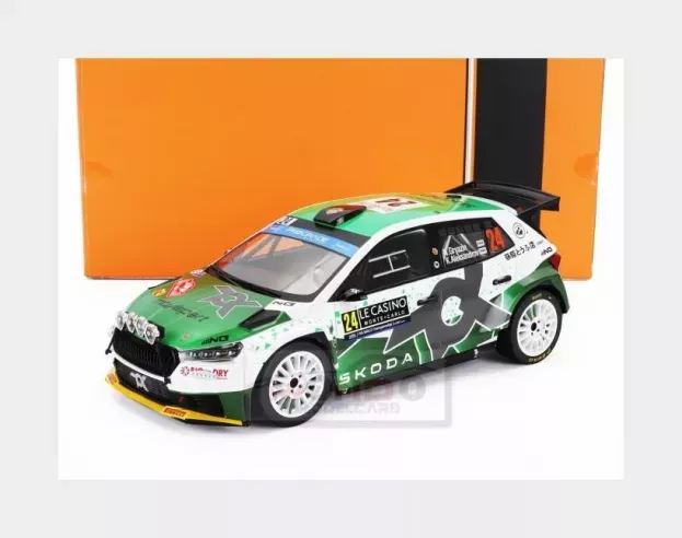 IXO Models Skoda Fabia Rs Rally2 Team Toksport Wrt2 N 24 Rally Montecarlo 2023 Nikolay Gryazin Konstantin Aleksandrov 1:18 18RMC155B.22