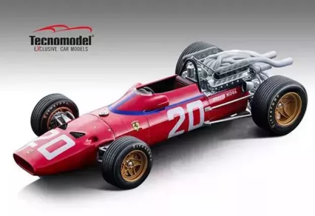 Tecnomodel Ferrari F1 312 F1-67 N 20 4th Dutch Gp 1967 C.amon 1:18 TM18-120D