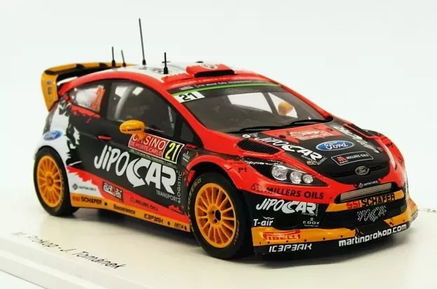 Spark Ford Fiesta Wrc Team Jipocar Czech National N 21 9th Rally Montecarlo 2015 M.prokop J.tomanek 1:43 S4516